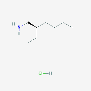(R)-2-Ethylhexan-1-amine hydrochloride chemical structure