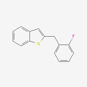 2-(2-Fluorobenzyl)benzo[b]thiophene chemical structure