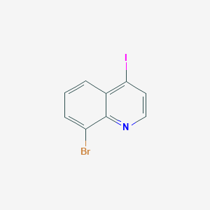8-Bromo-4-iodoquinoline chemical structure