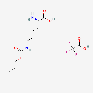 N6-(Butoxycarbonyl)-L-lysine 2,2,2-trifluoroacetate chemical structure