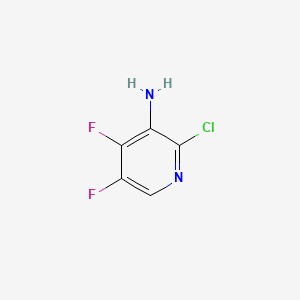 2-Chloro-4,5-difluoropyridin-3-amine chemical structure