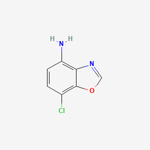 7-Chlorobenzo[d]oxazol-4-amine chemical structure