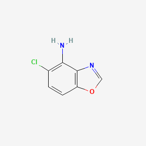 5-Chlorobenzo[d]oxazol-4-amine chemical structure