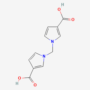1,1'-Methylenebis(1H-pyrrole-3-carboxylic acid) chemical structure