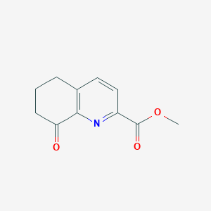 Methyl 8-oxo-5,6,7,8-tetrahydroquinoline-2-carboxylate chemical structure