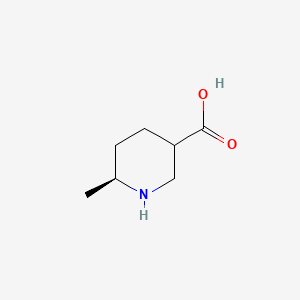 (6S)-6-Methylpiperidine-3-carboxylic acid chemical structure