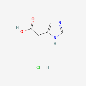 2-(1H-Imidazol-4-yl)acetic acid hydrochloride chemical structure