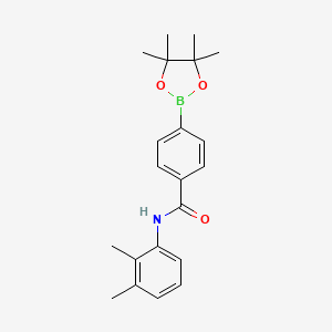 N-(2,3-Dimethylphenyl)-4-(4,4,5,5-tetramethyl-1,3,2-dioxaborolan-2-yl)benzamide chemical structure