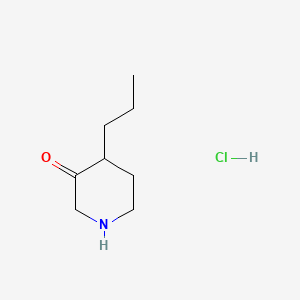 4-Propylpiperidin-3-one hydrochloride chemical structure