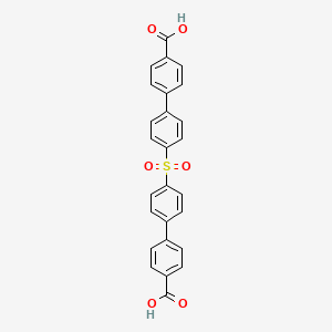 4',4'''-Sulfonylbis(([1,1'-biphenyl]-4-carboxylic acid)) chemical structure