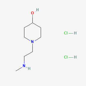1-(2-(Methylamino)ethyl)piperidin-4-ol dihydrochloride chemical structure