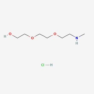 2-(2-(2-(Methylamino)ethoxy)ethoxy)ethan-1-ol hydrochloride chemical structure