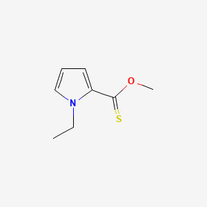 O-Methyl 1-ethyl-1H-pyrrole-2-carbothioate chemical structure