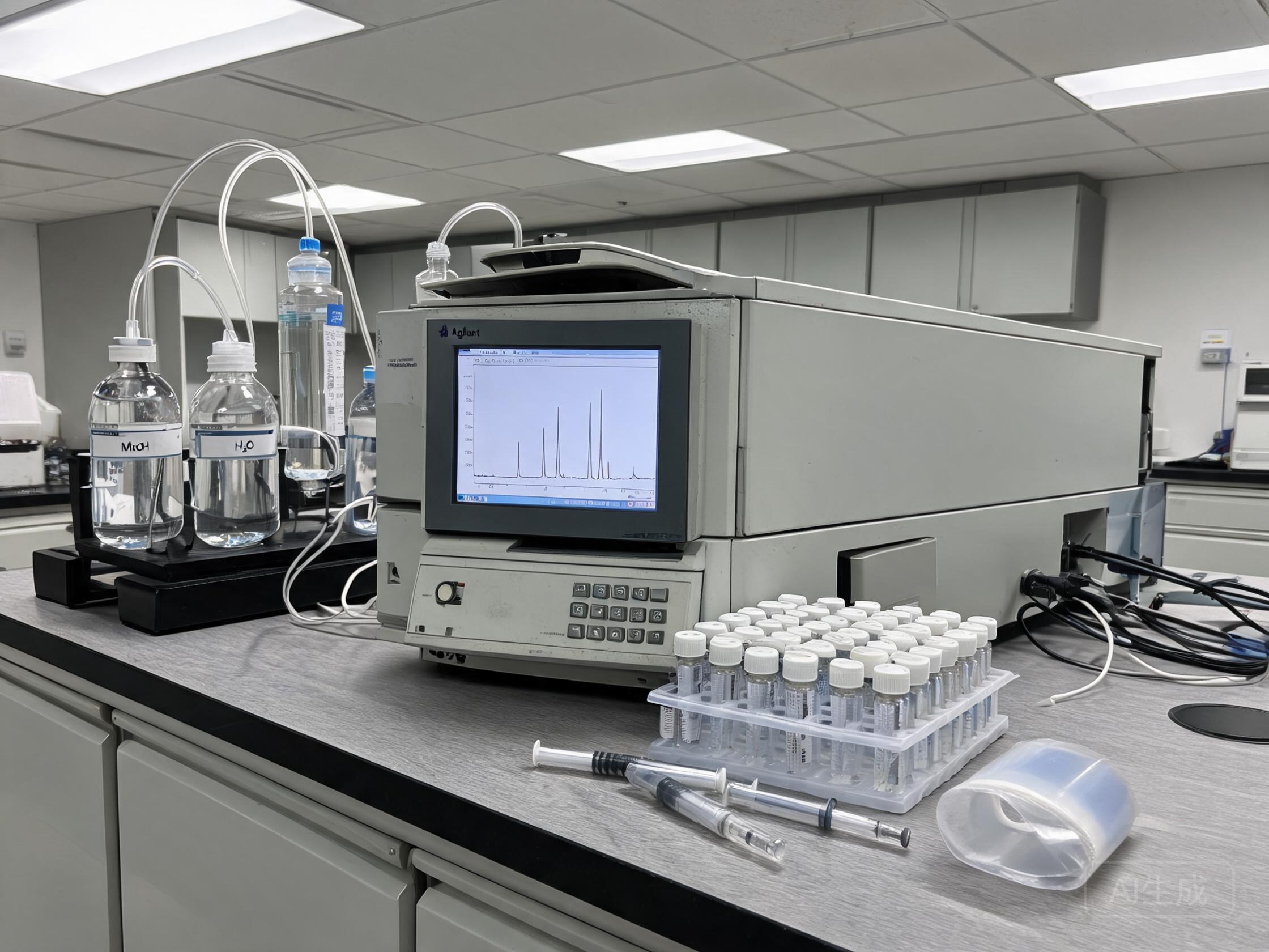 HPLC instrument in Raynchem quality control laboratory